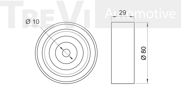 Deflection/Guide Pulley, timing belt