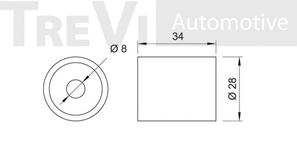 Deflection/Guide Pulley, timing belt