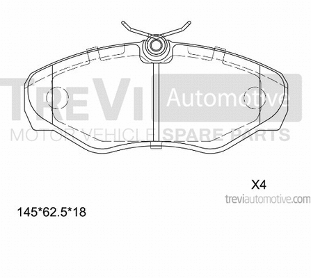 Brake Pad Set, disc brake (PF1633)