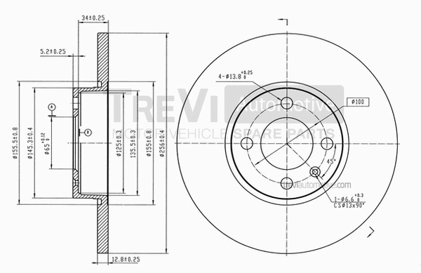 Brake Disc (BD1018)