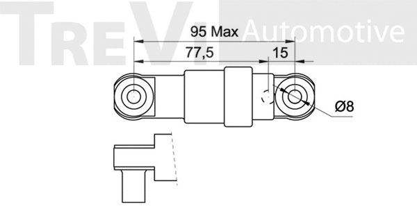 Vibration Damper, V-ribbed belt