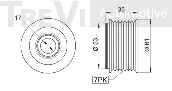 Alternator Freewheel Clutch