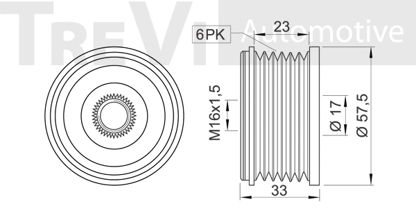 Alternator Freewheel Clutch