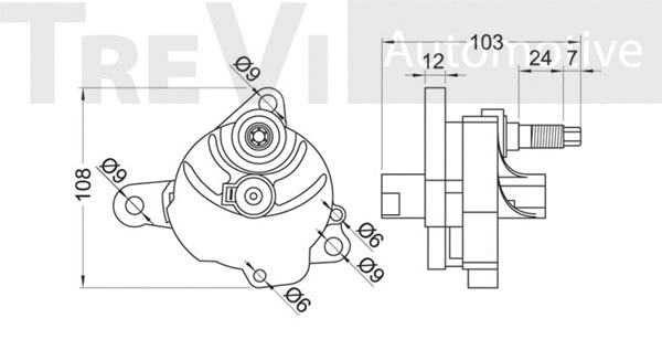 Tensioner Lever, V-ribbed belt