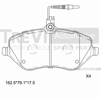 Brake Pad Set, disc brake (PF1240)