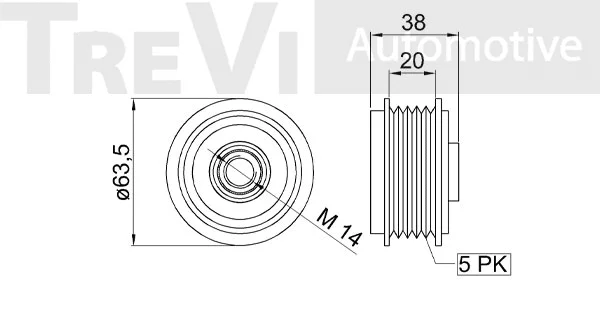 Alternator Freewheel Clutch