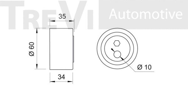 Tensioner Pulley, timing belt