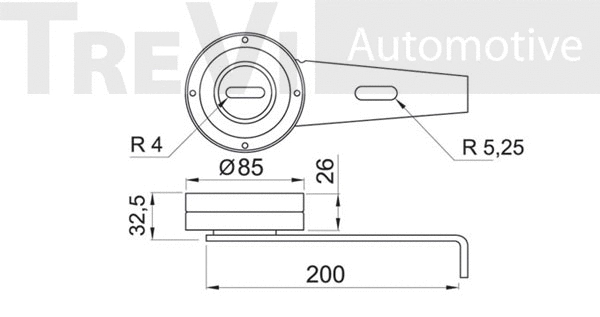 Tensioner Pulley, V-ribbed belt