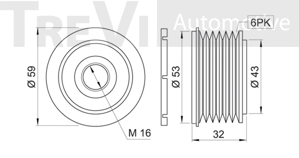 Alternator Freewheel Clutch