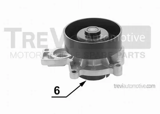 Water Pump, engine cooling (TP1377)
