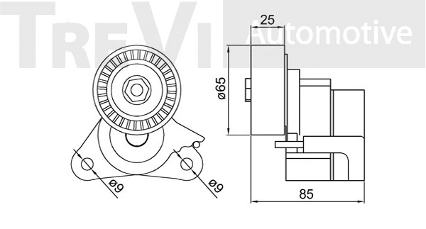 Tensioner Lever, V-ribbed belt