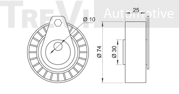 Tensioner Pulley, timing belt