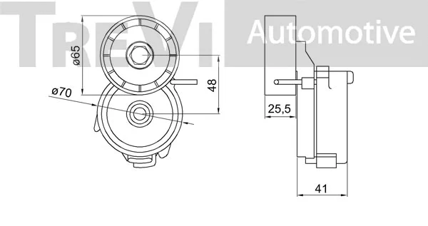 Tensioner Lever, V-ribbed belt