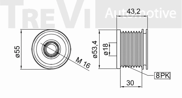 Alternator Freewheel Clutch