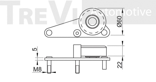 Tensioner Pulley, V-ribbed belt