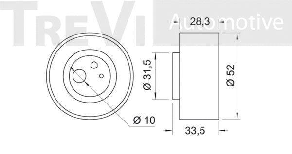 Tensioner Pulley, timing belt