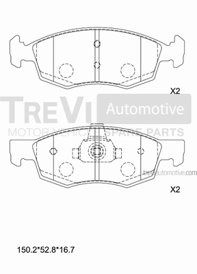 Brake Pad Set, disc brake (PF1362)