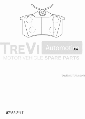 Brake Pad Set, disc brake (PF1406)