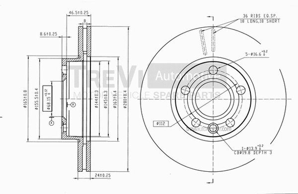Brake Disc (BD1118)