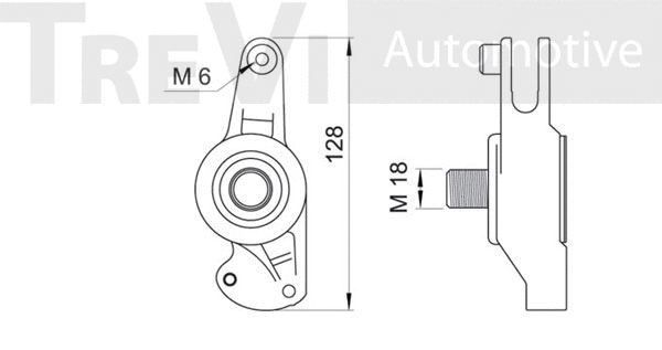Tensioner Lever, V-ribbed belt
