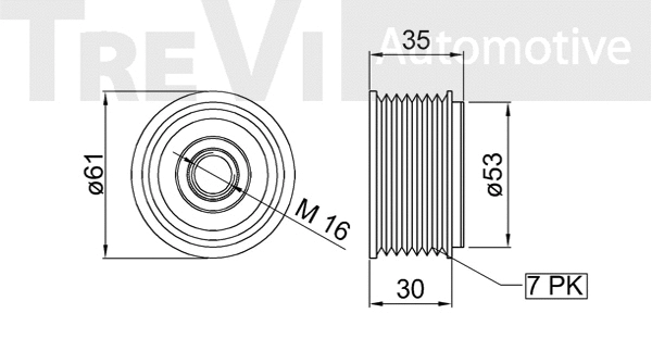 Alternator Freewheel Clutch