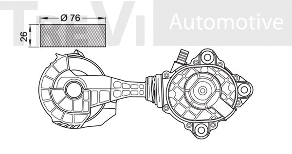 Tensioner Lever, V-ribbed belt