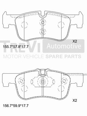 Brake Pad Set, disc brake (PF1531)