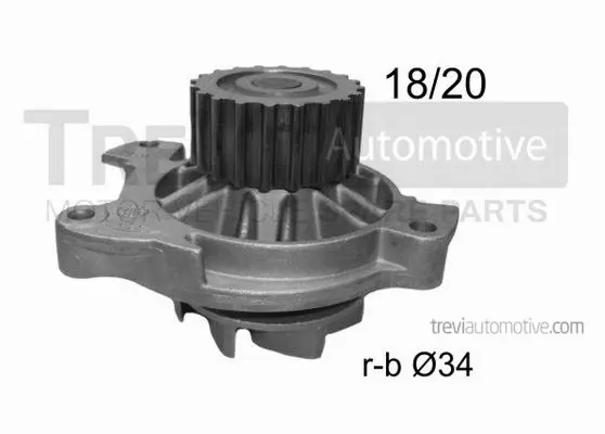 Water Pump, engine cooling (TP858)