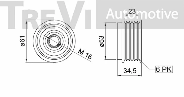 Alternator Freewheel Clutch