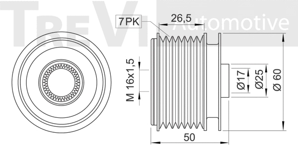 Alternator Freewheel Clutch