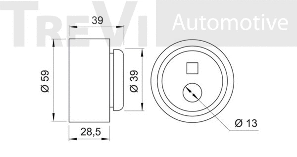 Tensioner Pulley, timing belt