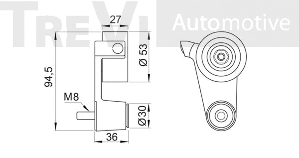 Tensioner Pulley, timing belt