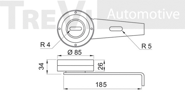 Tensioner Pulley, V-ribbed belt