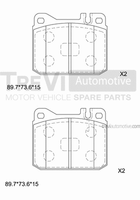 Brake Pad Set, disc brake (PF1105)