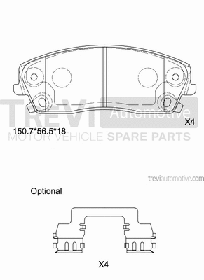 Brake Pad Set, disc brake (PF1327)