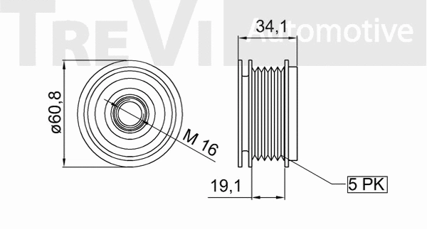 Alternator Freewheel Clutch