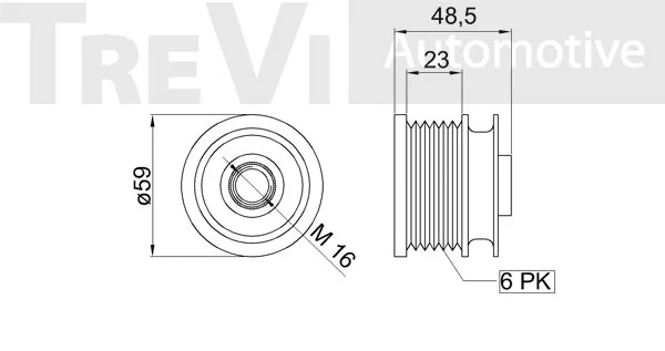 Alternator Freewheel Clutch