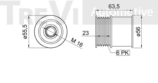 Alternator Freewheel Clutch