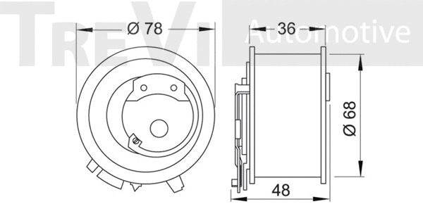Tensioner Pulley, timing belt