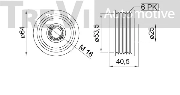 Alternator Freewheel Clutch