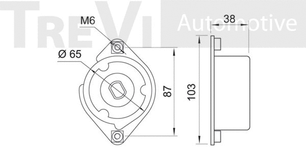 Belt Tensioner, V-ribbed belt