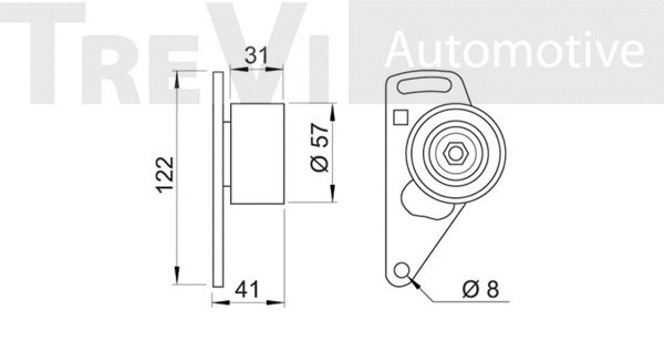 Tensioner Pulley, timing belt