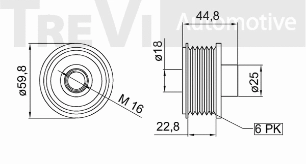 Alternator Freewheel Clutch