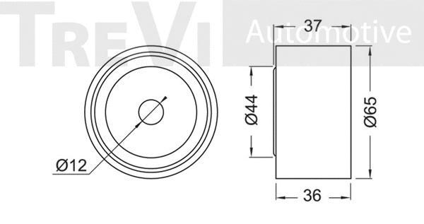 Deflection/Guide Pulley, timing belt