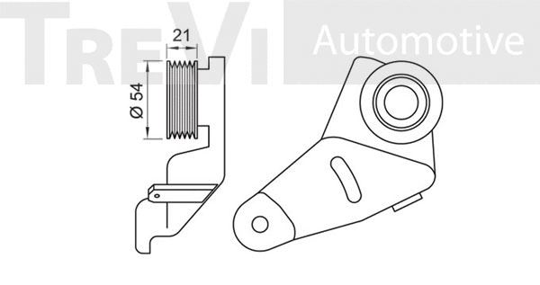 Tensioner Pulley, V-ribbed belt