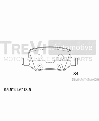 Brake Pad Set, disc brake (PF1257)