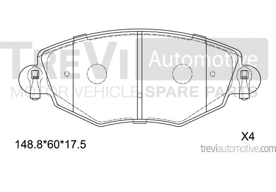 Brake Pad Set, disc brake (PF1101)