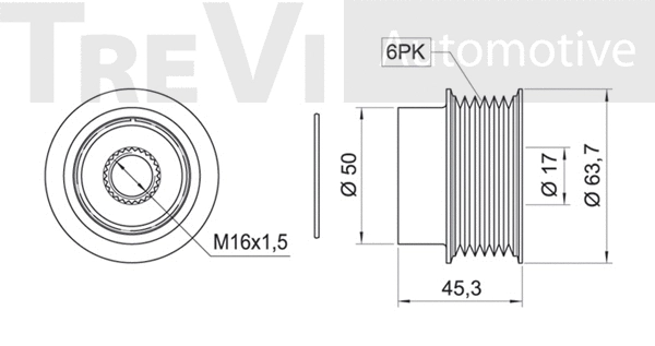 Alternator Freewheel Clutch