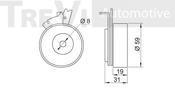 Tensioner Pulley, timing belt