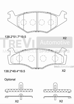 Brake Pad Set, disc brake (PF1411)